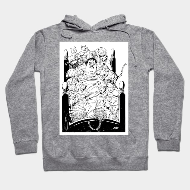 CAT DADDY Hoodie by drawmanley